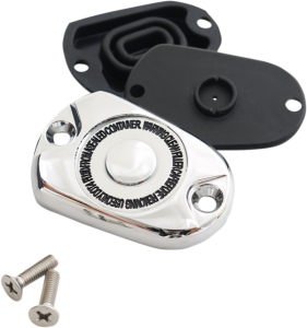 Rear Brake Master Cylinder Cover Kit Chrome, 1, nordicamoto.ro