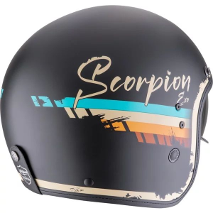 SCORPION BELFAST EVO ADONIS M nyitott arcú sisak – fehér/piros/kék, 3, nordicamoto.ro