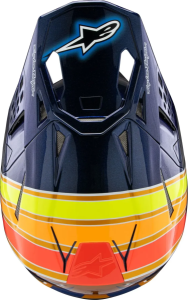 Alpinestars S-M10 Tld 25 kék/narancssárga/sárga XL bukósisak, 4, nordicamoto.ro