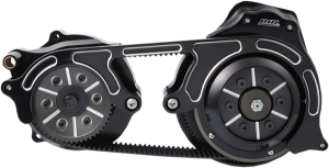 2(r) Open Belt Drive Kit With 2-piece Motor Plate Black 51, 2, nordicamoto.ro
