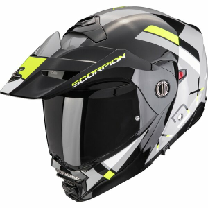 SCORPION ADX-2 GALANE felhajtható túra-/kalandmotoros sisak, matt fekete/ezüst, XS méret, 4, nordicamoto.ro