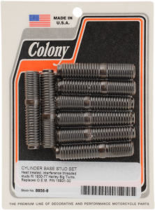 Cylinder Base Studs Black, 1, nordicamoto.ro
