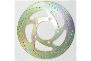 Round Hpsr Solid Brake Rotor Gold, Stainless Steel, Zinc