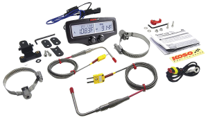 Dual Egt Meter Black