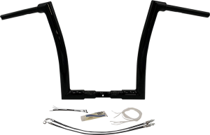 1-1/2(r) Ez Install Flat Top Handlebar Kit Black