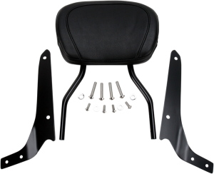 Round Sissy Bar Kit Black, 1, nordicamoto.ro
