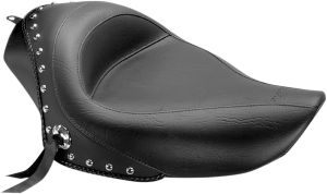 Studded Vinyl Solo Seat Black