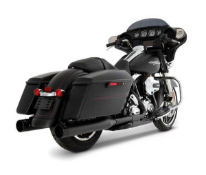 Muffler Slip-on 4(r) Slimline Duals Touring Black