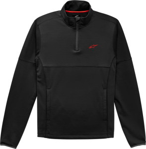 Mission Midlayer Jacket Black, Red