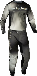 Fly Lite BOA MX/Enduro felszereléskészlet – világosszürke/fekete, nordicamoto.ro