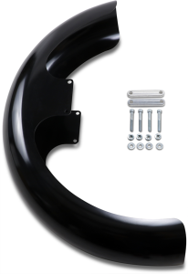 Hugger Series Front Fender Black