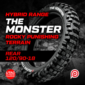 PLEWS The Monster Extreme/Hybrid 120/90-18 hátsó enduro gumiabroncs