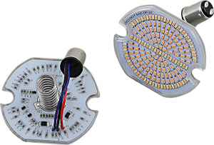 Luminez Led Turn Signal Inserts Amber, White, 4, nordicamoto.ro