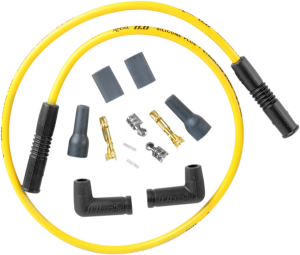 Universal 8.8 Mm Wire Kit For 2-cylinder Yellow, 1, nordicamoto.ro