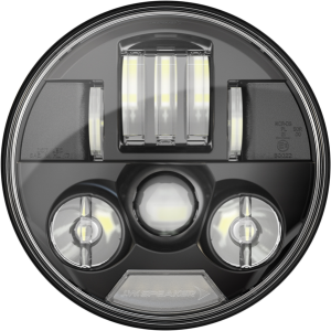 5 3/4(r) Led Headlight Black, 2, nordicamoto.ro