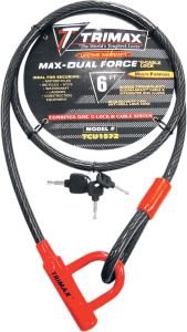 Trimaflex Cable Locks Black