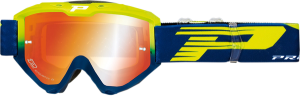 3450fl Riot Mx Goggles Blue, Hi-vis, Yellow