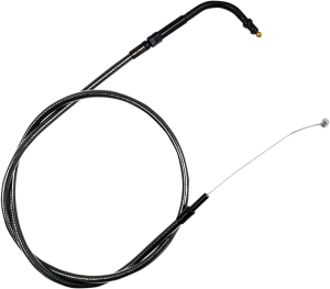Midnight Braided Handlebar Throttle Cable Black 38 cm - 43 cm (15' - 17'), 1, nordicamoto.ro