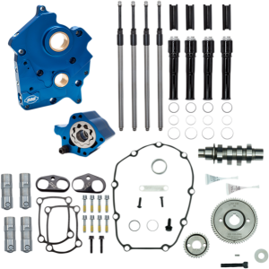 Cam Chest Kit For M-eight Engine Black, Gloss, 1, nordicamoto.ro