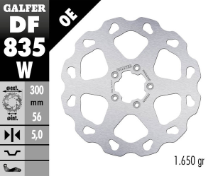 Wave® Brake Rotor Silver