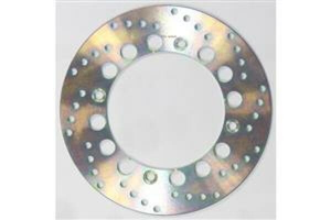 Round Hpsr Solid Brake Rotor Silver, Stainless Steel, Zinc, 1, nordicamoto.ro