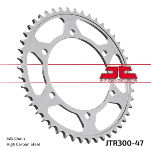 JT SPROCKETS indukciós edzésű, fekete-cink bevonatú hátsó lánckerék, fekete, cink 
