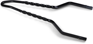 Twisted Sticks Sissy Bar Black