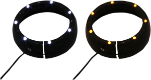 Passing Lamp Lighted Trim Rings Chrome, 1, nordicamoto.ro