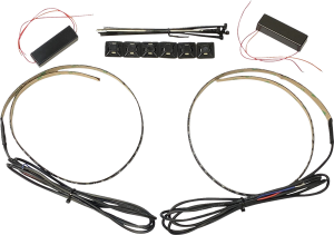 Dual Intensity Side Firing Auxiliary Led Strips Red, 2, nordicamoto.ro
