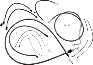 Black Pearl Designer Handlebar Installation Kit Black, 1, nordicamoto.ro