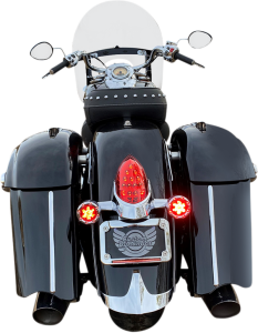 Probeam® Bullet Ringz Led Rear Turn Signals For Scout Red