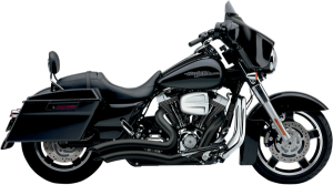 Speedster Swept Short Exhaust System Black, 1, nordicamoto.ro