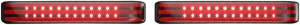 Probeam® Led Sequential Bagz Saddlebag Lights Red, 2, nordicamoto.ro