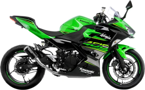 LeoVince LV-10 teljesen fekete, csúsztatható kipufogórendszer a Kawasaki Ninja ZX-4R / ZX-4RR (2024–2025) modellekhez, 2, nordicamoto.ro