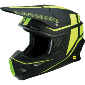 Casca Moose Racing F.I. Session sisak, fekete/Hi-Viz, nordicamoto.ro