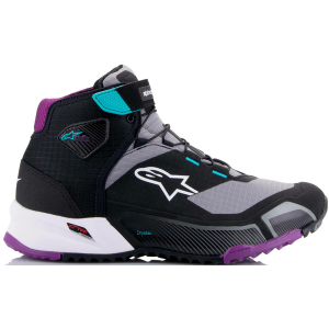 Alpinestars CR-X DRYSTAR női csizma – Fekete/Szürke/Lila – 38-as méret, 5, nordicamoto.ro