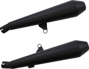 Predator Pro Slip-on Mufflers Black, 2, nordicamoto.ro