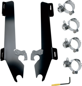 Fats/slim Windshield Trigger-lock Complete Mount Kit Black