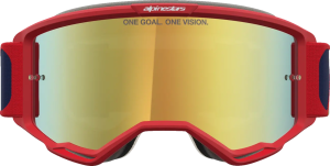 Alpinestars Vision 5 Drag védőszemüveg – piros/kék/színezett lencse, 4, nordicamoto.ro