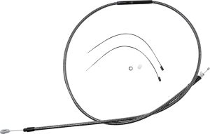 High-efficiency Polished Karbonfibr Clutch Cable Silver, 1, nordicamoto.ro