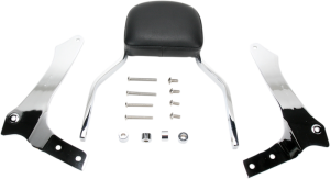 Square Sissy Bar Kit Chrome, 1, nordicamoto.ro