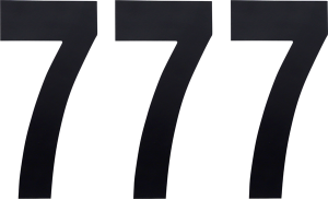 Standard Numbers Black, 1, nordicamoto.ro