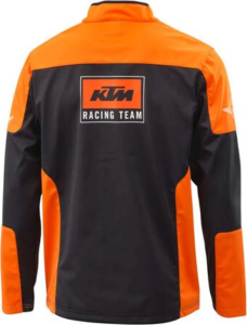 KTM Team Softshell kabát – narancssárga és fekete – L-es méret, 3, nordicamoto.ro