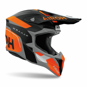 Airoh Wraaap Conquer motokrossz sisak, matt narancssárga / szürke, M-es méret, 2, nordicamoto.ro