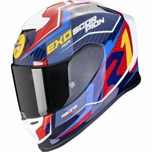 Casca integrala sport SCORPION EXO-R1 EVO AIR COUP Negru/Rosu/Albastru XL, 4, nordicamoto.ro