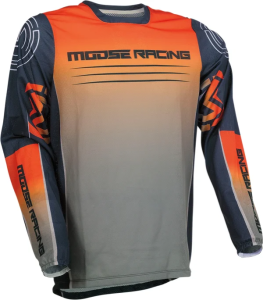 Moose Racing póló, Sahara Orange/Grey