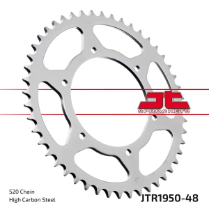 JT SPROCKETS hátsó lánckerék, természetes színű, 1, nordicamoto.ro