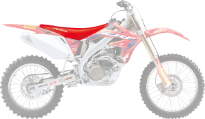 Replica Team Seat Cover Red, 2, nordicamoto.ro