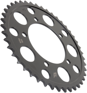 Lightweight Steel Sprocket Black, Zinc, 1, nordicamoto.ro