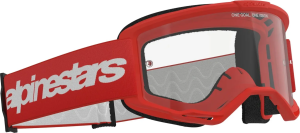 Alpinestars Vision 3 Wordmark piros síszemüveg, 1, nordicamoto.ro